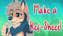 make a fursona reference for christmas base on your detail