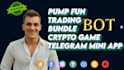build polymarket bot, pumpfun bundle launch, amm, holder bot on solana, bsc