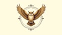 design unique owl fly logo within new concepts