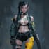draw fantasy, sci fi, cyberpunk character art
