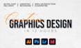 create custom graphic designs in 12 hours