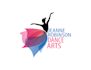 create awesome emblem dance studio logo and flag design