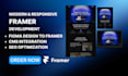 design and develop responsive framer websites