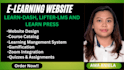 design elearning website, ecommerce website, wordpress website