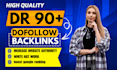 provide dr 90 dofollow contextual guest post backlinks