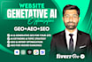 do website GEO or generative engine optimization for ai and chatgpt