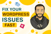 fix critical wordpress website error or elementor issues, form, responsive bug