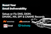 setup or fix dns, dkim, dmarc, mx, spf and cname record