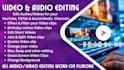 done your desire video and audio editing