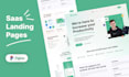 do clean professional web landing page UI UX design figma