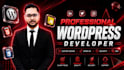 create a modern wordpress website or landing page