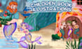 draw whimsical children book illustration and cover