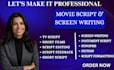 write format and edit your screenplay film script or rewrite movie script