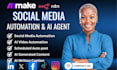 make social media automation make com automation n8n social media ai automation