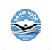 design professional powerful swim meet logo