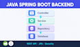develop your java spring boot backend, rest API and microservicees