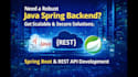 java spring boot backend development