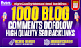 do 1000 unique domains SEO blog comments dofollow backlinks