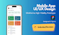 design modern and user friendly mobile app UI in figma