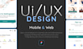 do clean yet modern UI designs for mobile and website