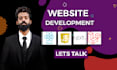 do website development as full stack, backend, frontend, website database expert