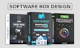design stunning software box mockups