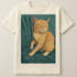 creat costume artistic cat illustration tshirt design