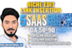 get a powerful saas guest post with dofollow backlink