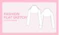 create fashion flat sketch