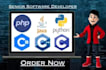 be your coder, do java python c language and php assignment