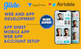 develop mobile app with adalo, appsheet, buildfire, goodbarber, flutterflow
