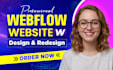 be your webflow expert, design or redesign webflow website, figma to webflow