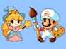 draw you as a custom paper mario style character