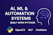 build ai, ml, nlp and computer vision models