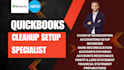 do expert quickbooks bookkeeping, qbo cleanup, xero, and wave setup