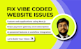 fix vibe coded website issues