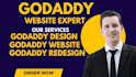 develop godaddy website design or redesign godaddy expert