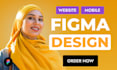 design modern and responsive website in figma