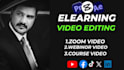 do professional online course and zoom course  video editing