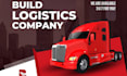 design logistics website, trucking, dispatch, freight broker, cargo website