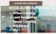 build book author website, booking koala website,, wordpress, wix