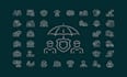 create custom website icon design, svg icons, vector icon set and app icon