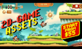 design 2d game assets props, characters, and backgrounds
