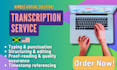 deliver fast, high quality audio and video transcriptions