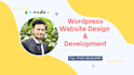 create wordpress website design and development