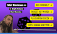 write a SEO friendly igaming game review
