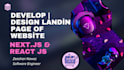 create a fast SEO friendly next js and react business website