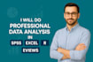 data cleaning, visualization, and analysis using spss, excel, eviews,r, tableau