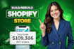 create shopify website, build shopify store design, shopify store dropshipping