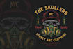 make custom skull cartoon graffiti  logo